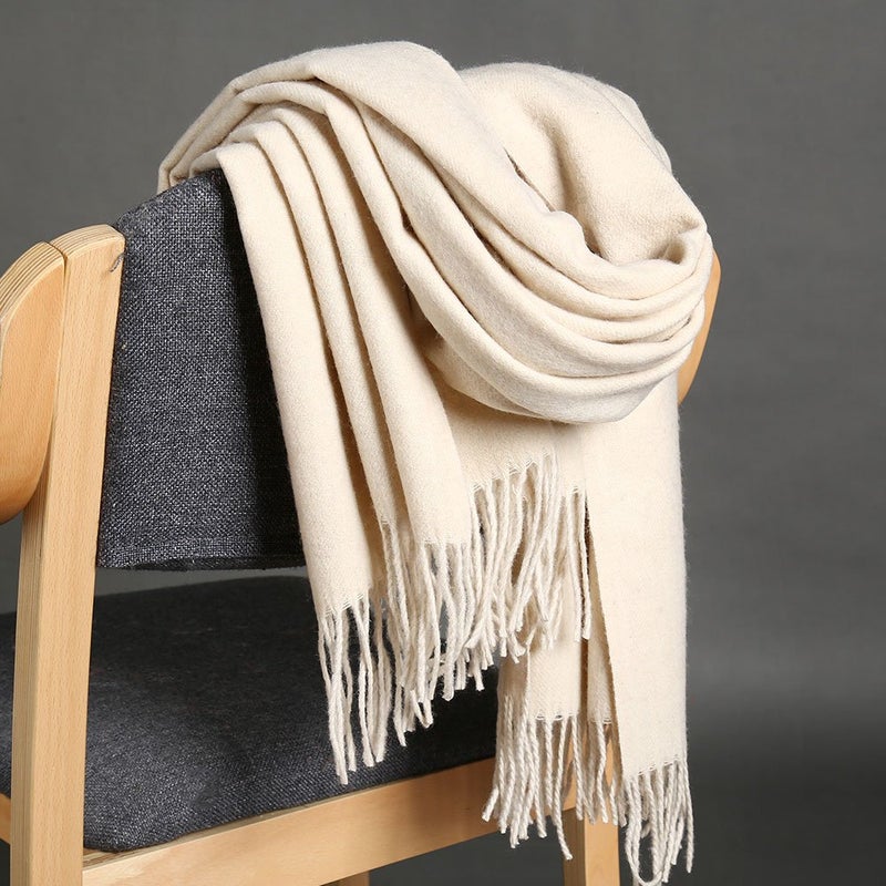 OHAYOMI Womens Thick Oversized Pashmina Shawl Wrap Scarves Soft Winter Warm Blanket - Image 4